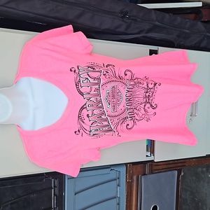 Pink harley davidson t